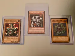 Yu-Gi-Oh Rare Card Lot – Dark Magician SYE-001, Summon Skull LCJW-EN253, Celtic - Image 1