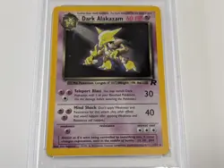 PSA 5 Dark Alakazam Holo 1/82 Team Rocket 2000 Pokemon Card EX VINTAGE WOTC - Image 2