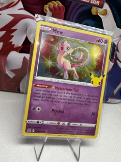 Mew 011/025 Holo Rare Celebrations Near Mint Pokemon Card - Image 2