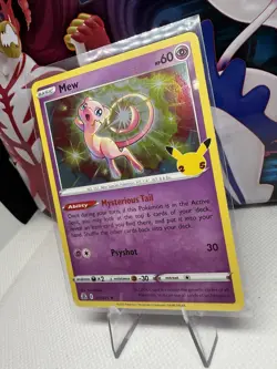 Mew 011/025 Holo Rare Celebrations Near Mint Pokemon Card - Image 3