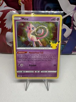 Mew 011/025 Holo Rare Celebrations Near Mint Pokemon Card - Image 5