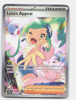 Lisia's Appeal Holo SV08: Surging Sparks #246/191 Pokemon Card TCG Nobusawa/Moch - Image 1