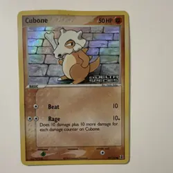Pokemon Cubone Delta Species Reverse Holo 50 HP Common Card 60/113 2005 - Image 1