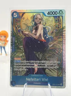 Bandai Nefeltari Vivi EB03-024 One Piece Heroines SR Foil 4000 HP Card - Image 1