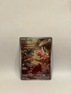 Pokemon TCG Stufful Illustration Rare Card 154/132 Mega Evolution NM/Mint - Image 1