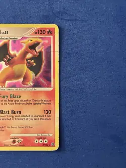Pokemon Charizard 004/130 Base Set 2 Holo Rare 120 HP Stage 2 Card - Image 2