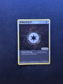 Pokemon Card - React Energy Legend Maker 82/92 Reverse Holo Uncommon Stamped - Image 1