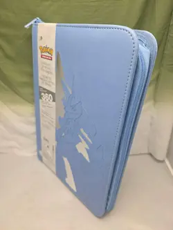 Ultra Pro Premium Pokemon 9-Pocket Zipper Binder Lucario Holds 360 Cards - Image 3