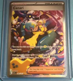 Pokemon Canari 291/217 ASCn Trainer Supporter Holo Card Pokemon TCG English - Image 1