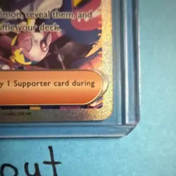 Pokemon Canari 291/217 ASCn Trainer Supporter Holo Card Pokemon TCG English - Image 3