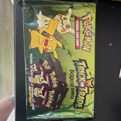 Pokemon Trick or Trade Booster Bundle 50 Packs Pikachu Mimikyu Trading Card Game - Image 1