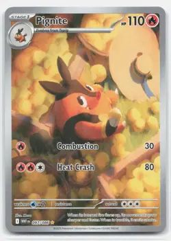 Pignite Holo SV: White Flare #097/086 Pokemon Card TCG Masa NM - Image 1