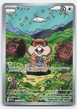 Patrat Holo SV: White Flare #152/086 Pokemon Card TCG Yukihiro Tada NM - Image 1