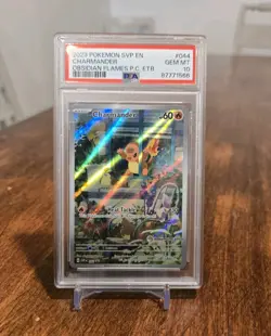 2023 POKEMON CENTER STAMPED PROMO # 044 CHARMANDER OBSIDIAN FLAMES PC PSA 10 - Image 4