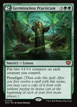 Germination Practicum SOS Mint Foil MTG Magic - Image 1