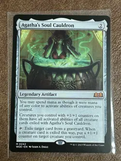 Agatha’s Soul Cauldron Magic MTG Wilds of Eldraine Regular Mythic 0242 Unplayed! - Image 1