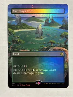 Yavimaya Coast (Borderless) Dominaria United Foil - Image 1