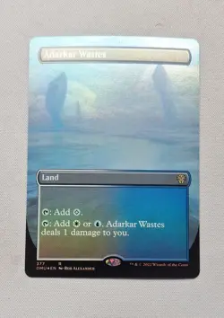 Adarkar Wastes (Borderless) Dominaria United Foil - Image 1