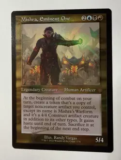 Mishra, Eminent One (Retro Frame) #1 (Foil) (NM) Brothers' War BRC Magic MTG - Image 1