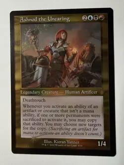 Ashnod the Uncaring (Retro Frame) FOIL 4 Commander: The Brothers' War NM BRC - Image 1