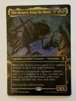 The Reaper, King No More (Borderless) Foil NM MTG Commander: Lorwyn Eclipsed ECC - Image 1