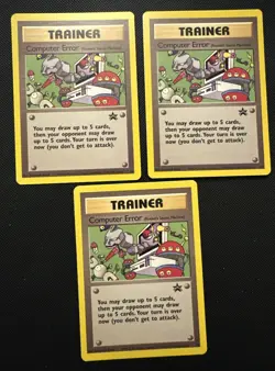 3x Computer Error WoTC Black Star Promo 16 Promo Pokemon Card - Image 1