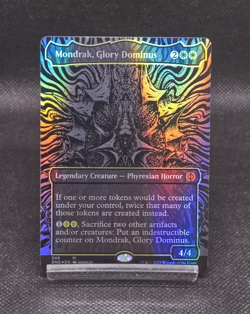 MTG Mondrak, Glory Dominus Oil Slick Foil Phyrexia: All Will Be One NM - Image 1