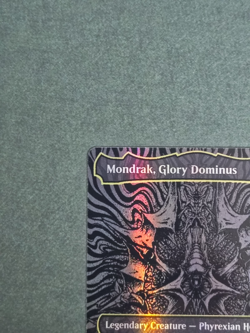 MTG Mondrak, Glory Dominus Oil Slick Foil Phyrexia: All Will Be One NM - Image 3