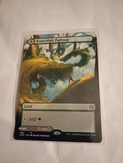 MTG Branchloft /Boulderloft Pathway 284 Borderless Zendikar Rising - Image 1