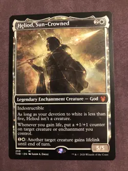 Magic the Gathering MTG Heliod Sun-Crowned Showcase NM Theros Beyond Death - Image 1