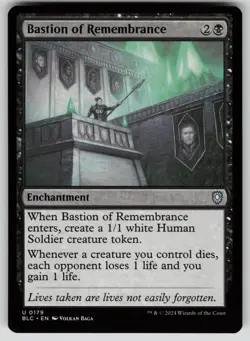 Bastion of Remembrance Normal U Commander: Bloomburrow 179 NM - Image 1