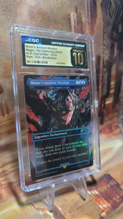 MTG Mimir's Ancient Wisdom Foil #2214 SLD God of War: Norse CGC 10 Pristine - Image 3