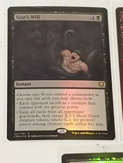 Szat's Will (×3) | FOIL | RARE| Commander Legends |MINT - Image 2