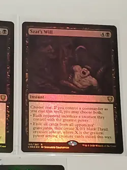 Szat's Will (×3) | FOIL | RARE| Commander Legends |MINT - Image 3