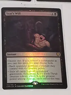 Szat's Will (×3) | FOIL | RARE| Commander Legends |MINT - Image 4