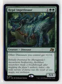 MtG DFT Aetherdrift Regal Imperiosaur #177 Non - Foil - Image 1