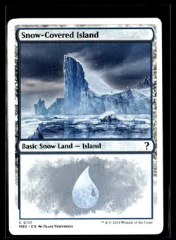 2024 Mystery Booster 2 Snow-Covered Island Masters/Common #117 - Image 1