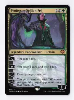 Professor Dellian Fel 0214 (M) MTG Secrets of Strixhaven (SOS) - Image 1