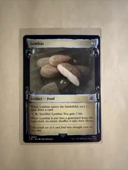MTG Lembas LTR 0694 C NM Regular Showcase Scrolls - Image 1