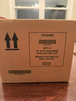 2022 MTG Universes Beyond: Warhammer 40k Commander Deck Sealed Case! All 4 Decks - Image 1