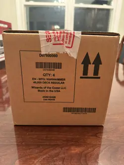 2022 MTG Universes Beyond: Warhammer 40k Commander Deck Sealed Case! All 4 Decks - Image 5