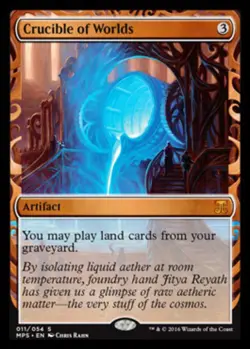 Slightly Played, English - 1 x MTG Crucible of Worlds - Foil MPS: Inventions - Image 1