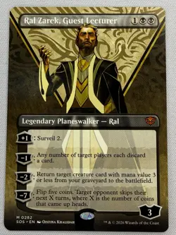Ral Zarek, Guest Lecturer (Borderless) Secrets of Strixhaven Regular - Image 1
