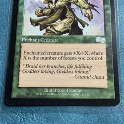 Blanchwood Armor Urza's Saga Regular NM MTG - Image 4