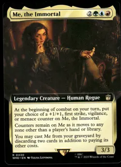 1x Me, the Immortal (Extended Art) - Universes Beyond: Doctor Who NM - MTG - Image 1