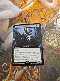 Moonstone Eulogist Extended Art MTG Bloomburrow - Pack Fresh - - Image 1