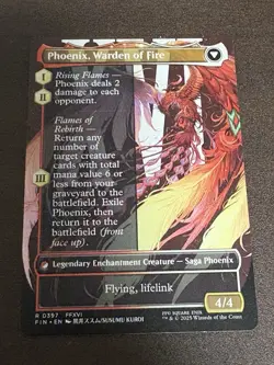 MTG Joshua, Phoenix's Dominant (Borderless) English Final Fantasy FIN NM R0397 - Image 2