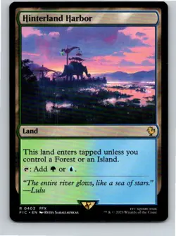Magic the Gathering Hinterland Harbor Final Fantasy Commander MTG Free Shipping! - Image 1