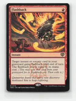 Flashback 115 SOS Secrets of Strixhaven Magic MTG NM - Image 1