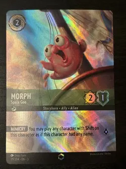 Lorcana - Morph - Space Goo 211/204 Enchanted - Holofoil NM Into the Inklands - Image 1